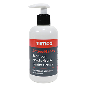 Active Hands Sanitiser, Moisturiser & Barrier Cream