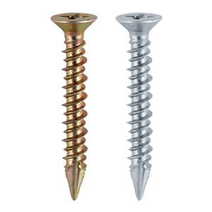 Countersunk Head, Hi-Low Thread, Slash Tip