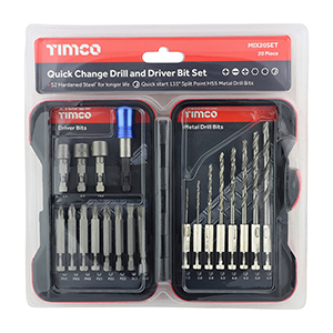 Driver Bit & HSS Drill Set