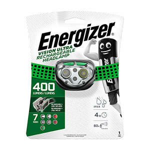 Picture for category Energizer Vision Recharge Headlamp - 400 Lumens