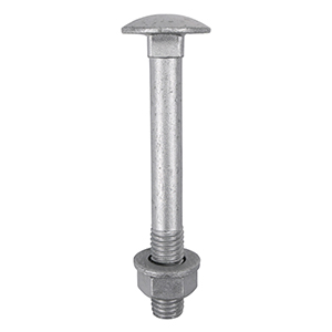 Picture for category Carriage Bolt, Washer & Nut - Exterior Silver