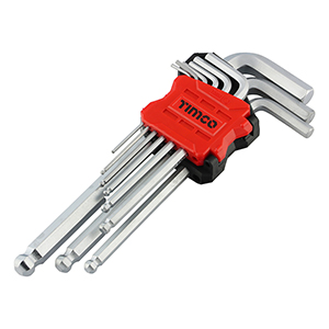 Picture for category Long Arm Ball End Hex Key Set