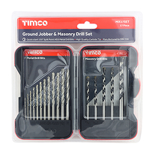 HSS & Masonry Drill Set