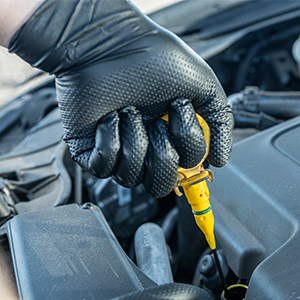 Diamond Textured Disposable Nitrile Gloves