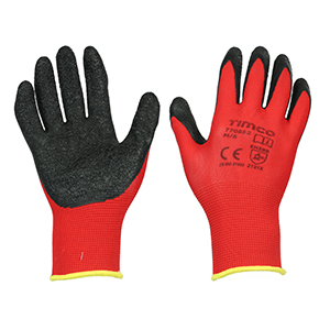 Light Grip Gloves - Crinkle Latex Coated Polyester