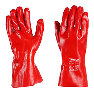 PVC Gauntlets - PVC Coated Cotton Interlock