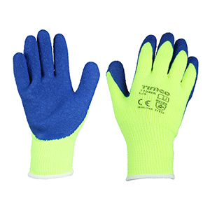 Warm Grip Gloves - Crinkle Latex Coated Polyester