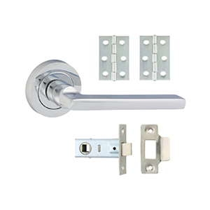 Radmore Lever On Rose Internal Door Latch Packs