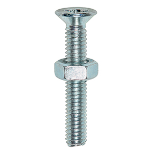 Machine Screw & Hex Nut - Countersunk