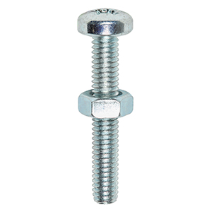 Machine Screw & Hex Nut - Pan Head