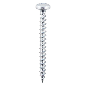 Solo Woodscrew - Zinc - Pan Head