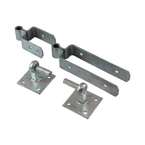 Picture for category Double Strap Fieldgate Hinge Set With Hook On Plate