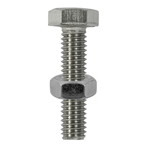 Set Screw & Hex Nut - Stainless Steel