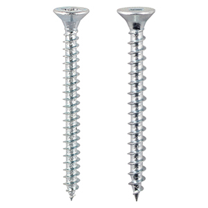 Solo Woodscrew - Zinc - Countersunk
