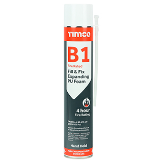 B1 Fill & Fix Fire Rated Expanding PU Foam