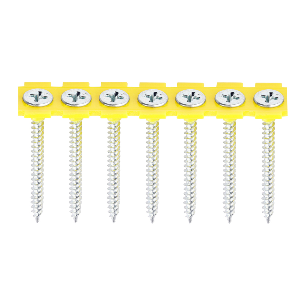 thumbnail interactive-video image 1 of Bolt World 3.5 X 35mm Collated Self-Drilling Drywall Screws – Zinc, For Wood Framework – 1000pcs? 1 of 3