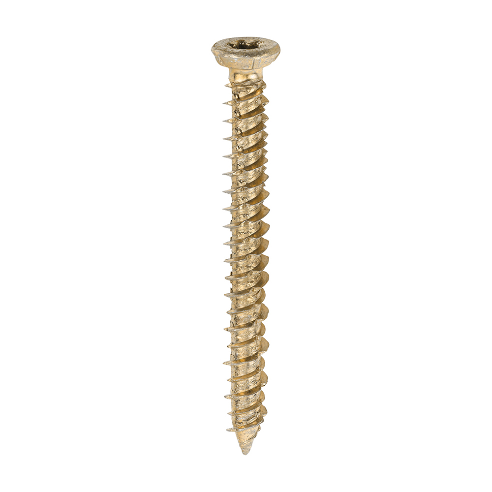 Concrete Screws - TX - Flat Countersunk - Yellow