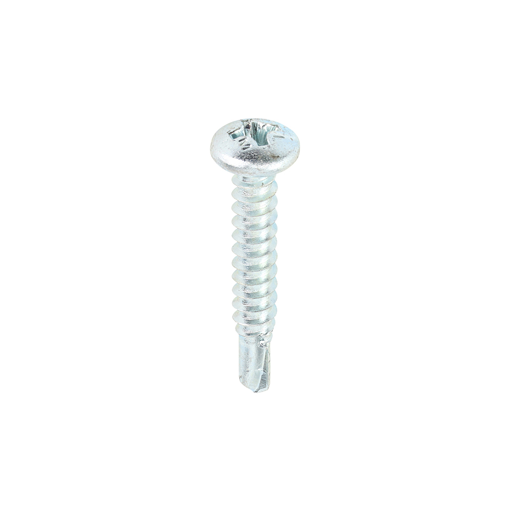 Metal Construction Sheet & Stud Screws - PH - Pan - Self-Drilling - Zinc