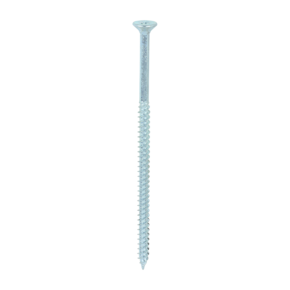 Twin-Threaded Woodscrews - PZ - Double Countersunk - Zinc