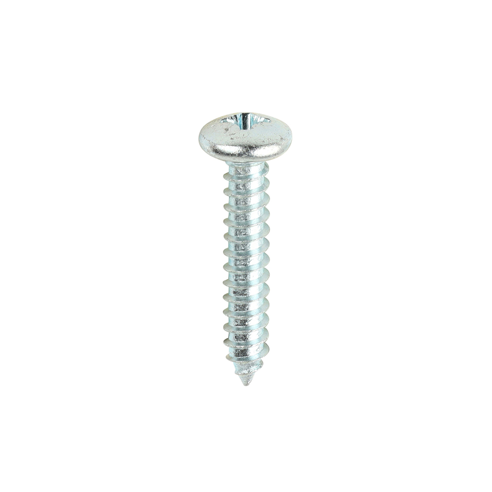 Metal Tapping Screws - PZ - Pan - Self-Tapping - Zinc