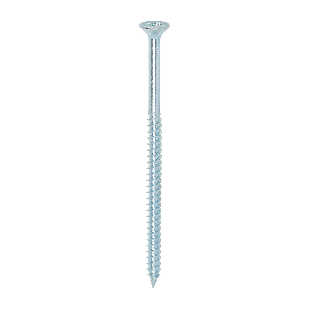 Twin-Threaded Woodscrews - PZ - Double Countersunk - Zinc