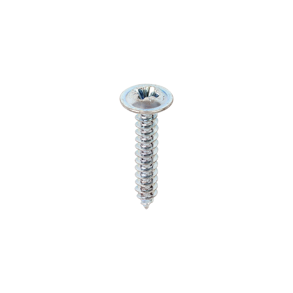 Metal Tapping Screws - PZ - Flange - Self-Tapping - Zinc