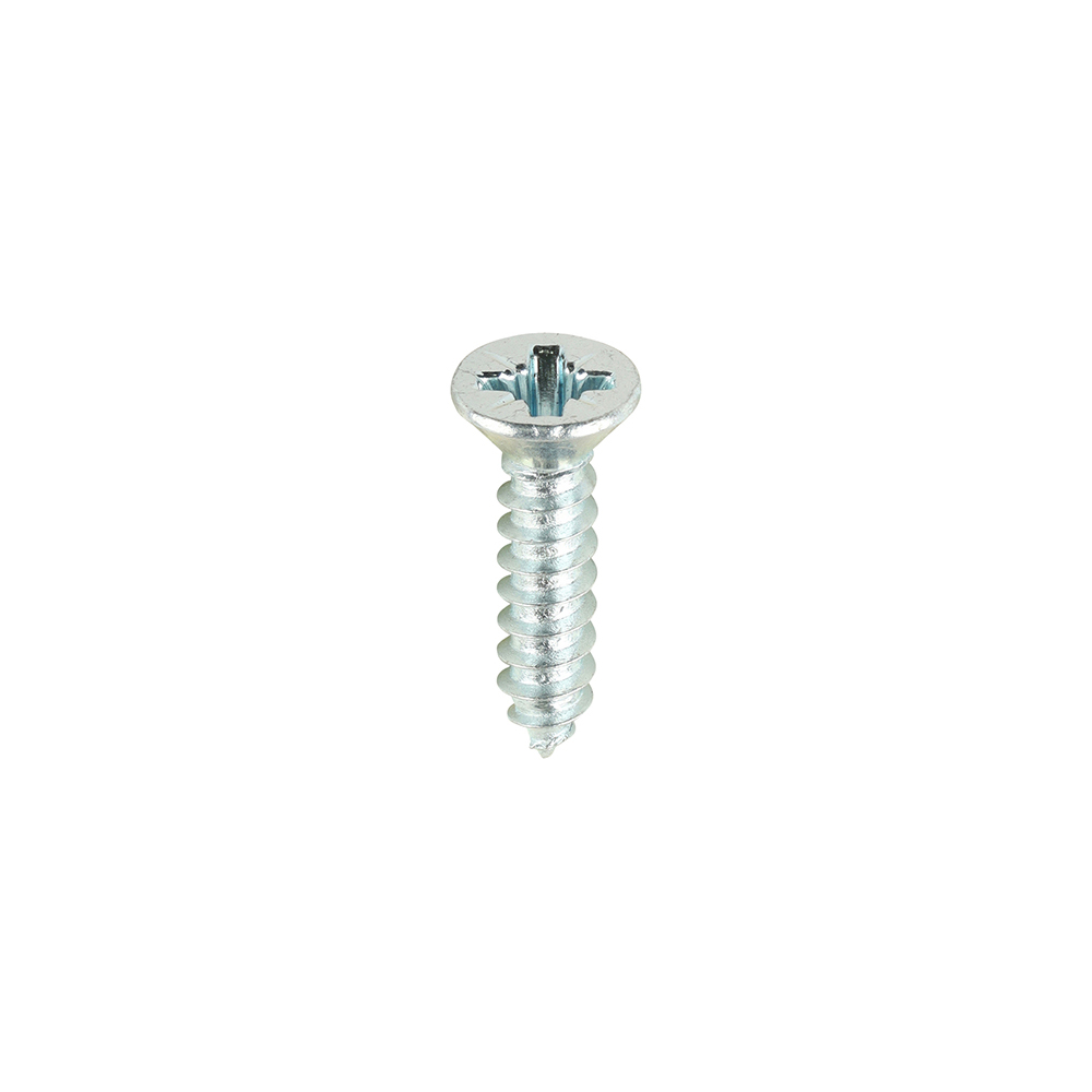 Metal Tapping Screws - PZ - Countersunk - Self-Tapping - Zinc