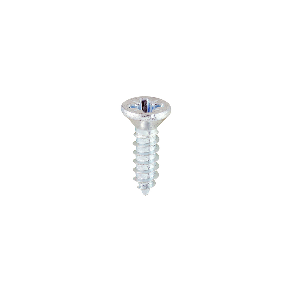 Metal Tapping Screws - PZ - Countersunk - Self-Tapping - Zinc