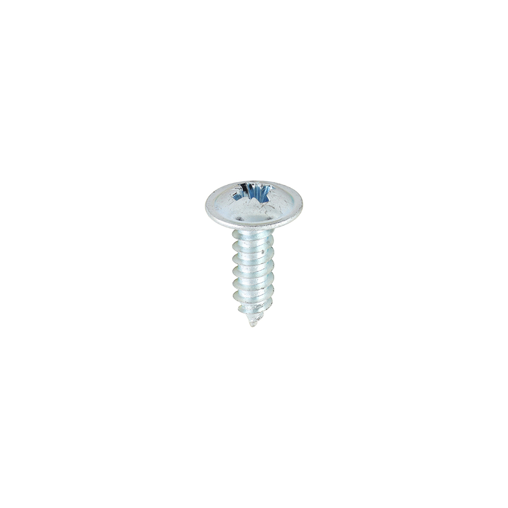 Metal Tapping Screws - PZ - Flange - Self-Tapping - Zinc