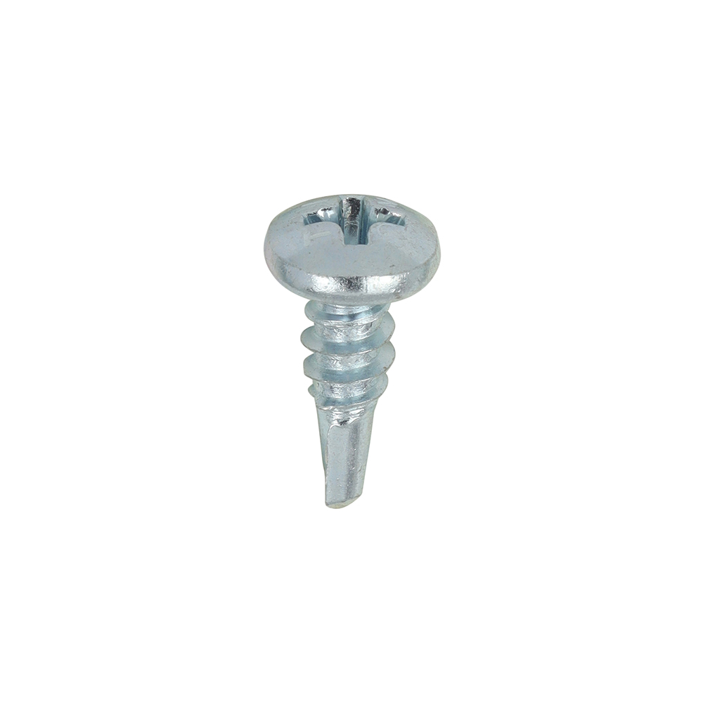 Metal Construction Sheet & Stud Screws - PH - Pan - Self-Drilling - Zinc