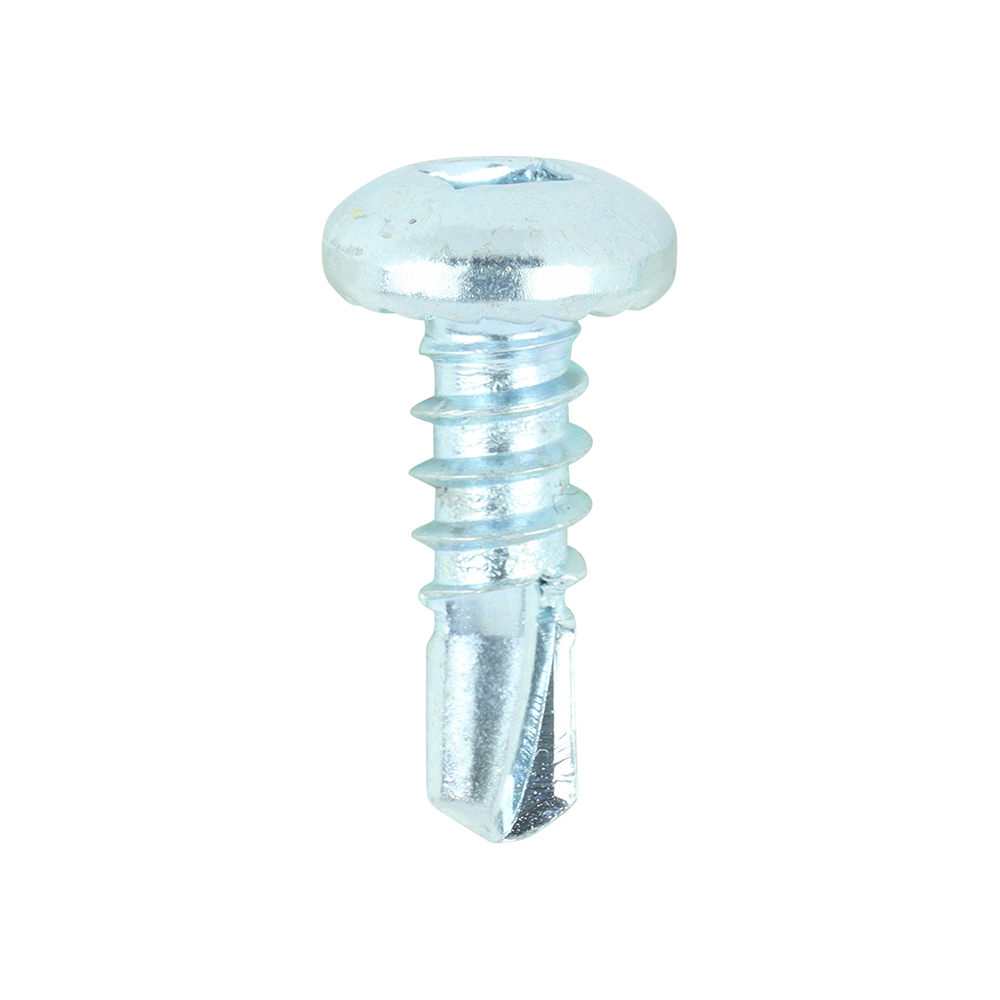 Metal Construction Sheet & Stud Screws - SQ - Pan - Self-Drilling - Zinc