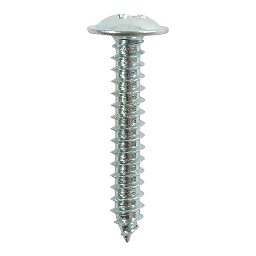 Self-Tapping Screws - PZ - Flange Head - Zinc