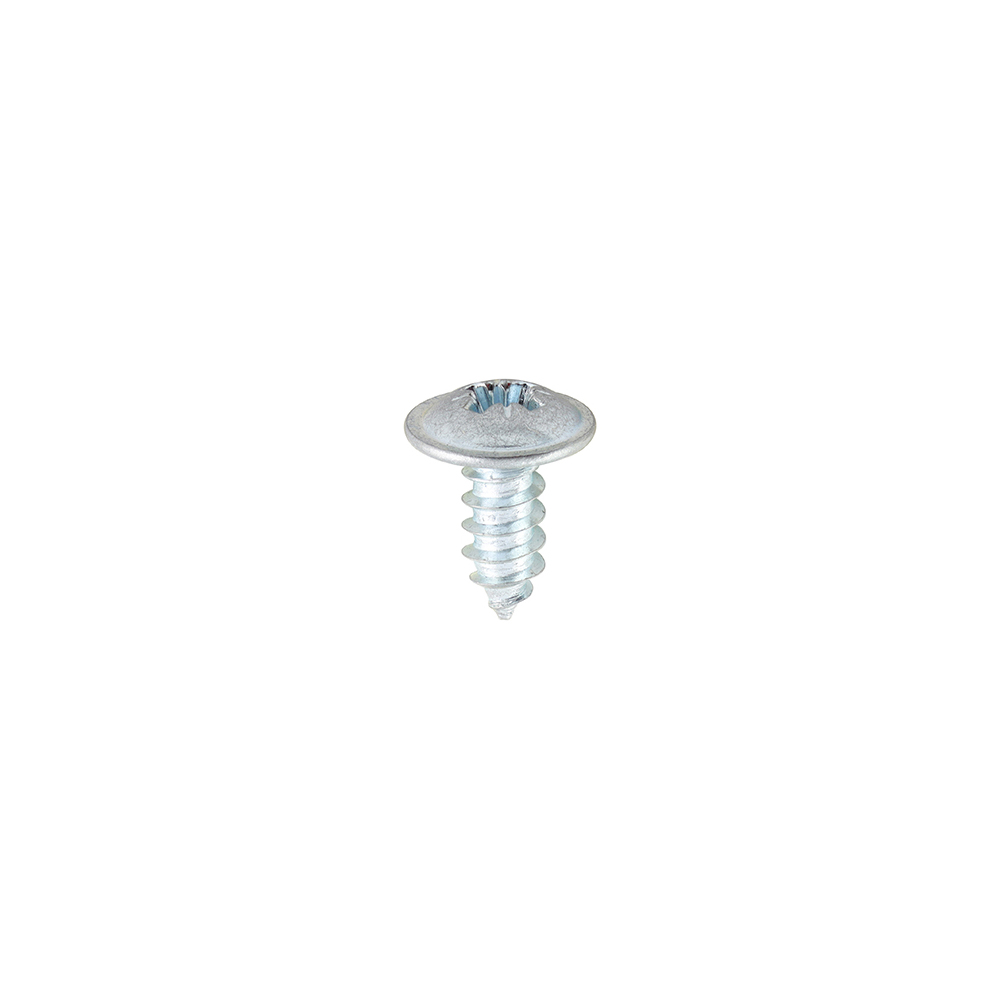 Metal Tapping Screws - PZ - Flange - Self-Tapping - Zinc