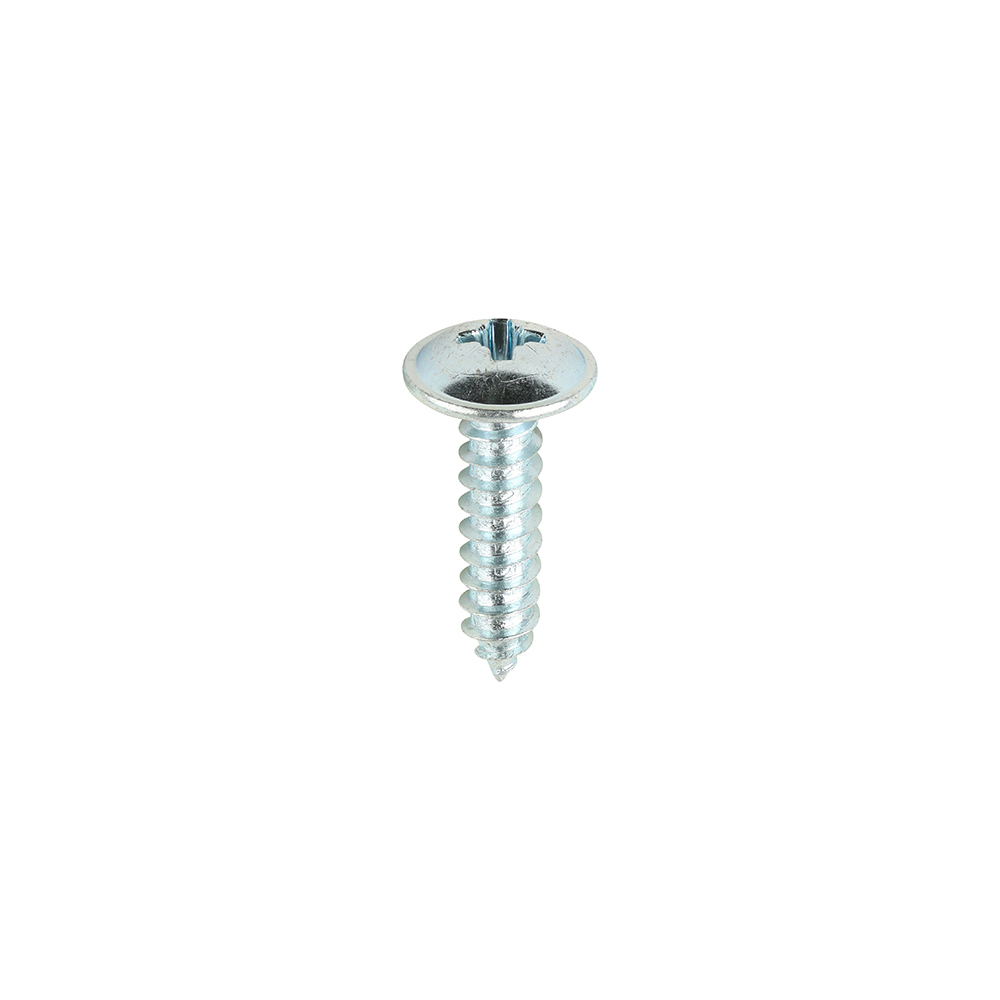 Picture of Metal Tapping Screws - PZ - Flange - Self-Tapping - Zinc