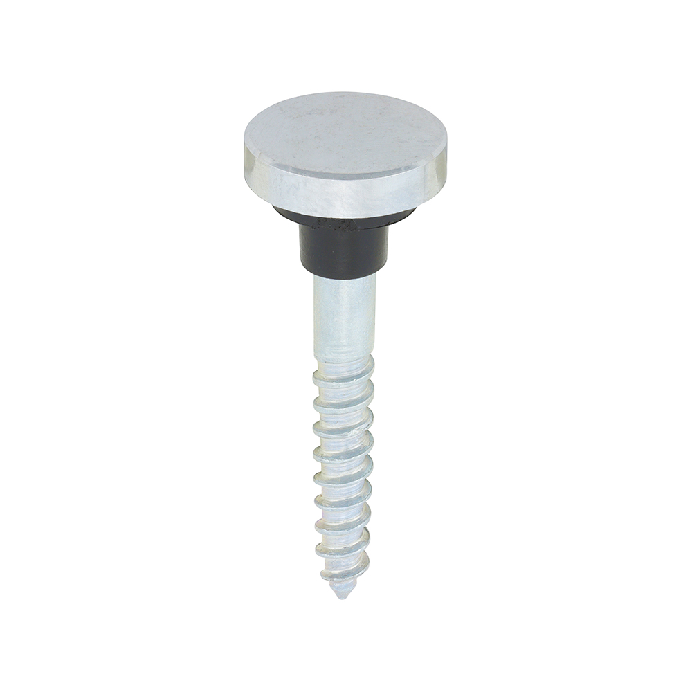 Mirror Screws - Zinc - Chrome Flat