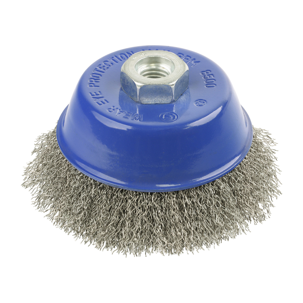 Angle Grinder Cup Brush - Crimped Stainless Steel