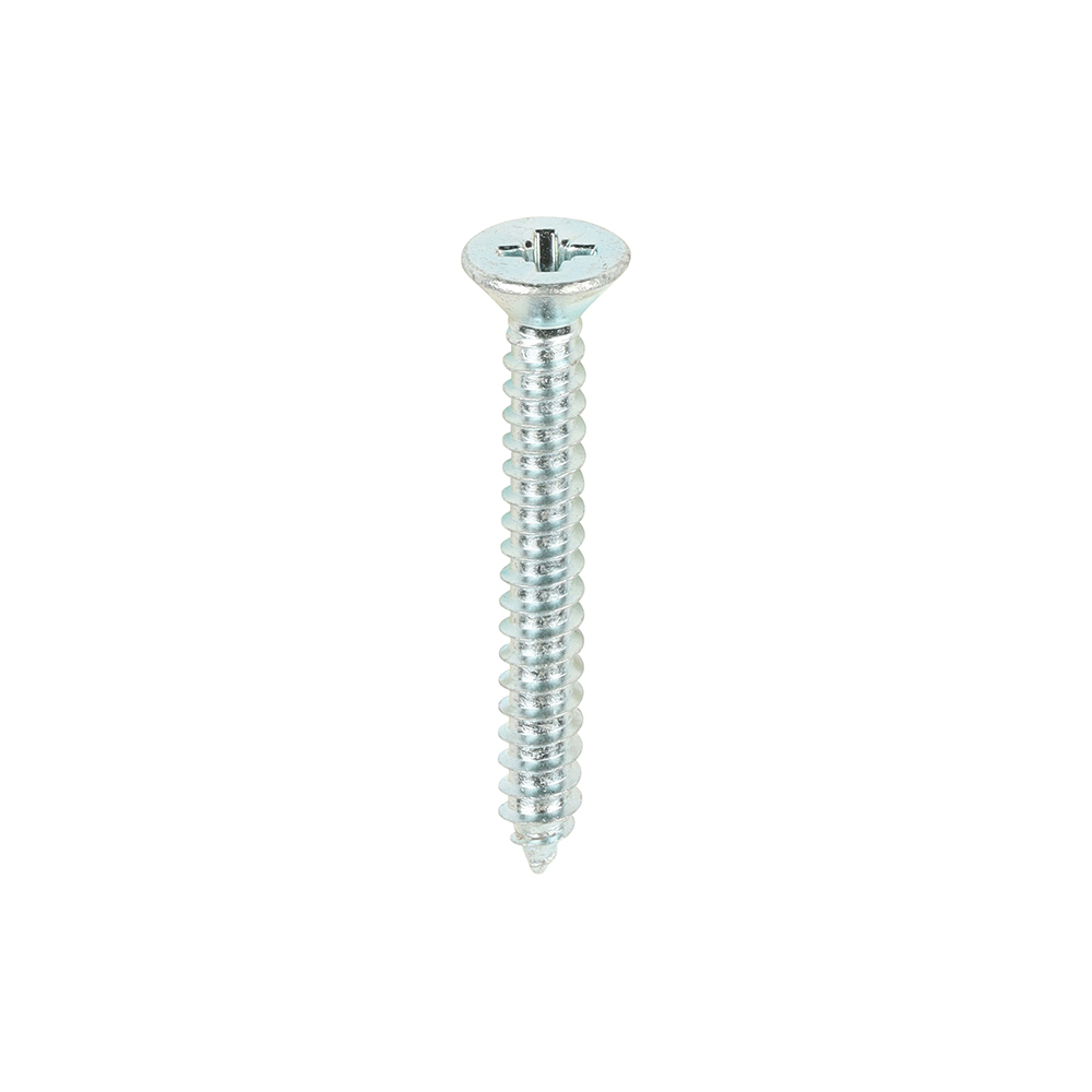 Metal Tapping Screws - PZ - Countersunk - Self-Tapping - Zinc