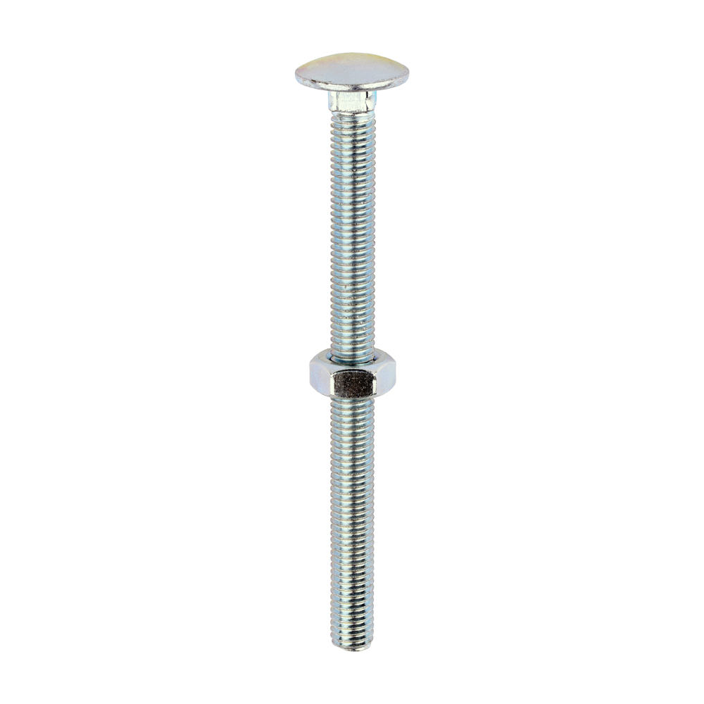 Carriage Bolts & Hex Nuts - Zinc