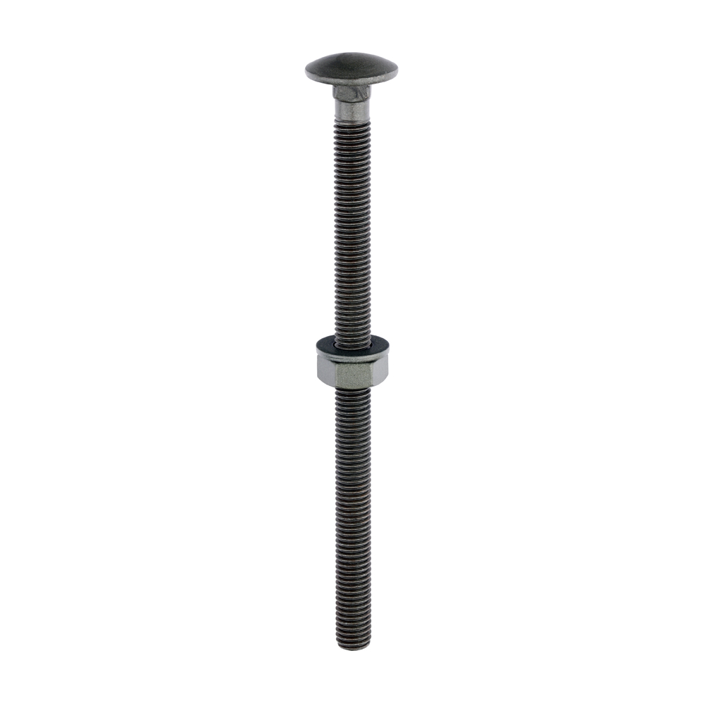 Timco- Carriage Bolt,Nut & Washer-GRN M10 x 160 Bag 10