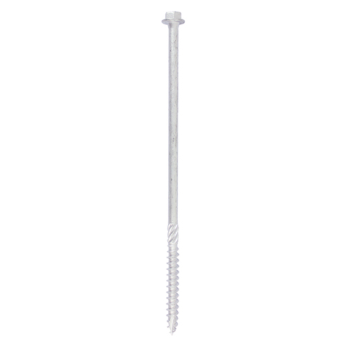 Heavy Duty Timber Screws - Hex - Exterior - Silver