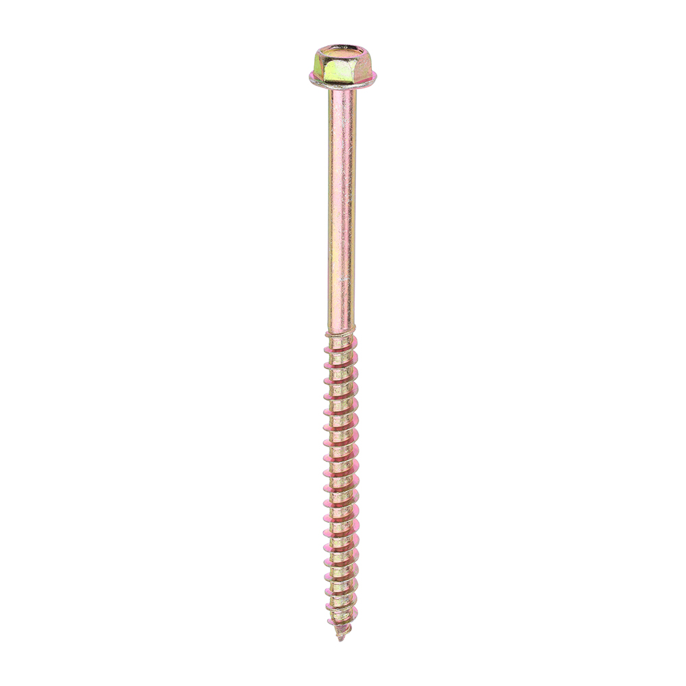 Advanced Coach Screws - Hex Flange - Yellow