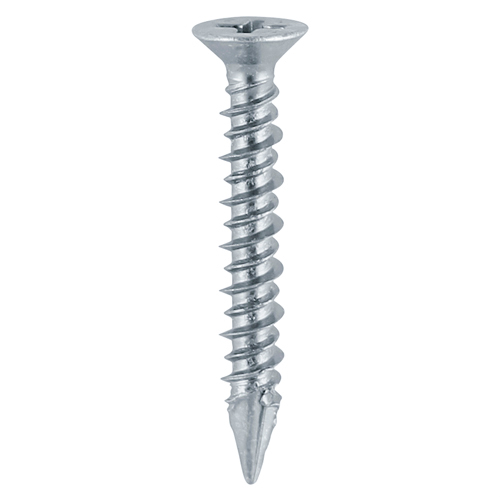 Window Fabrication Screws - Countersunk - PH - High-Low Thread - Slash Point - Zinc