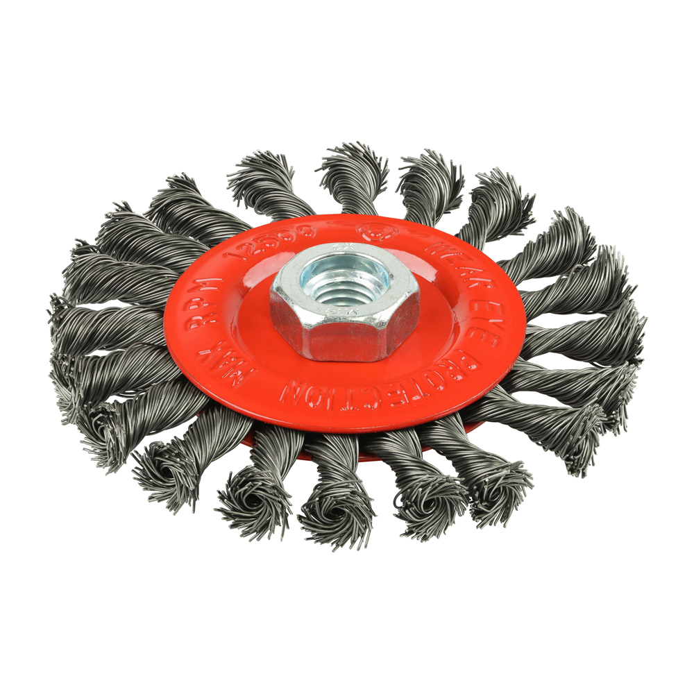 Angle Grinder Wheel Brush - Twisted Knot Steel Wire