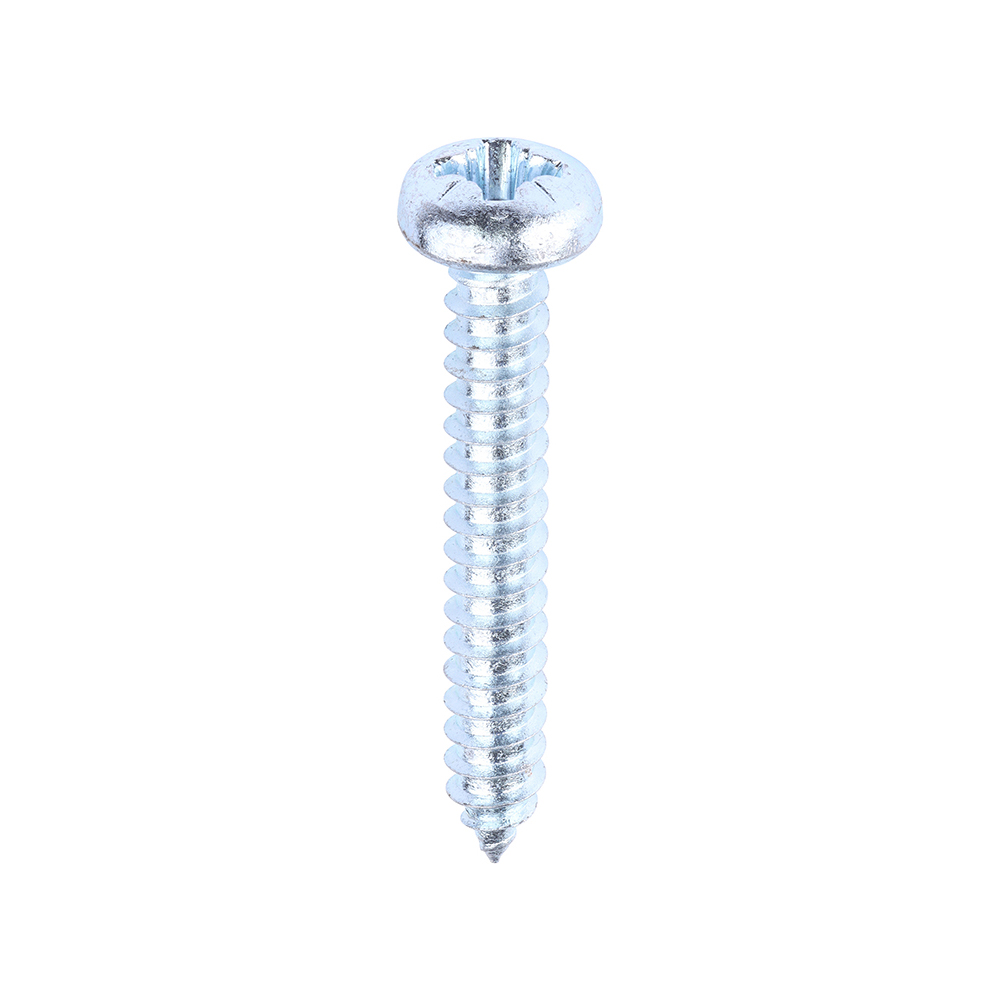 Metal Tapping Screws - PZ - Pan - Self-Tapping - Zinc