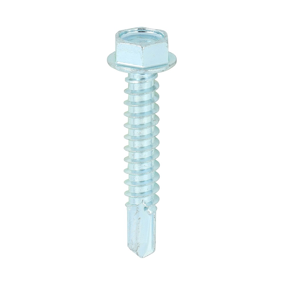 Metal Construction Light Section Screws - Hex - Self-Drilling - Zinc