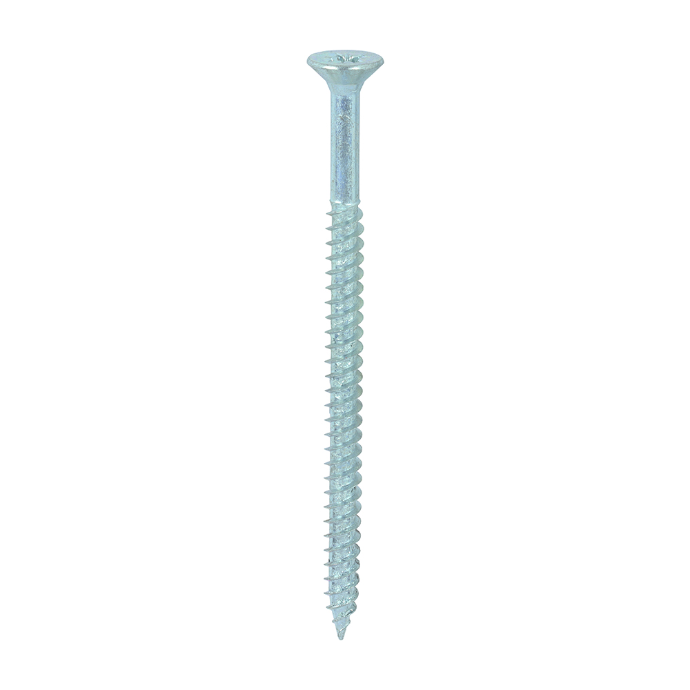 Twin-Threaded Woodscrews - PZ - Double Countersunk - Zinc