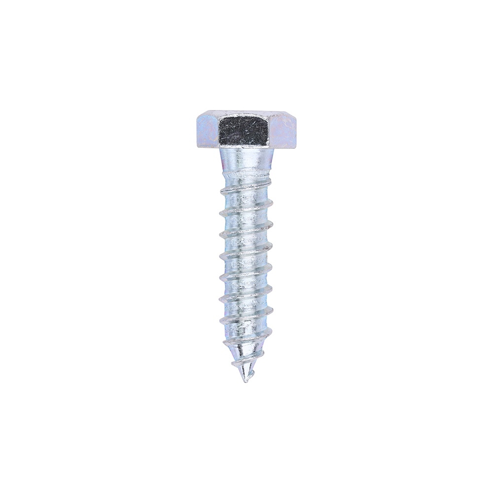 Coach Screws - Hex - Zinc