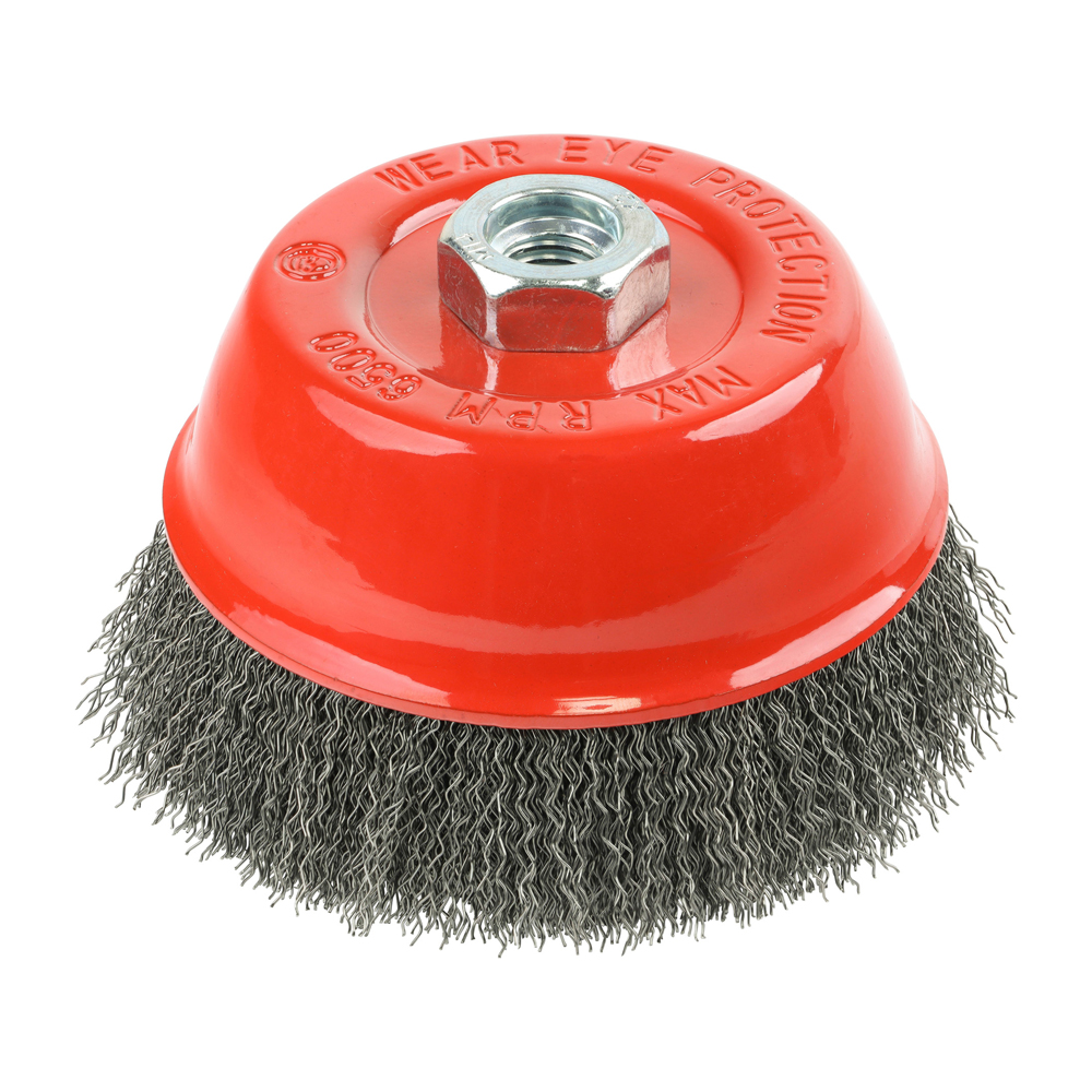 Angle Grinder Cup Brush - Crimped Steel Wire