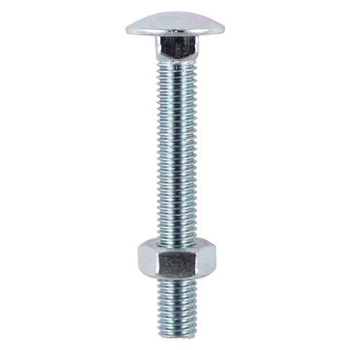 Carriage Bolts & Hex Nuts - Zinc