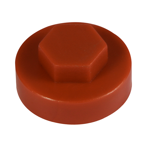 Picture of Hex Head Cover Caps - Terracotta